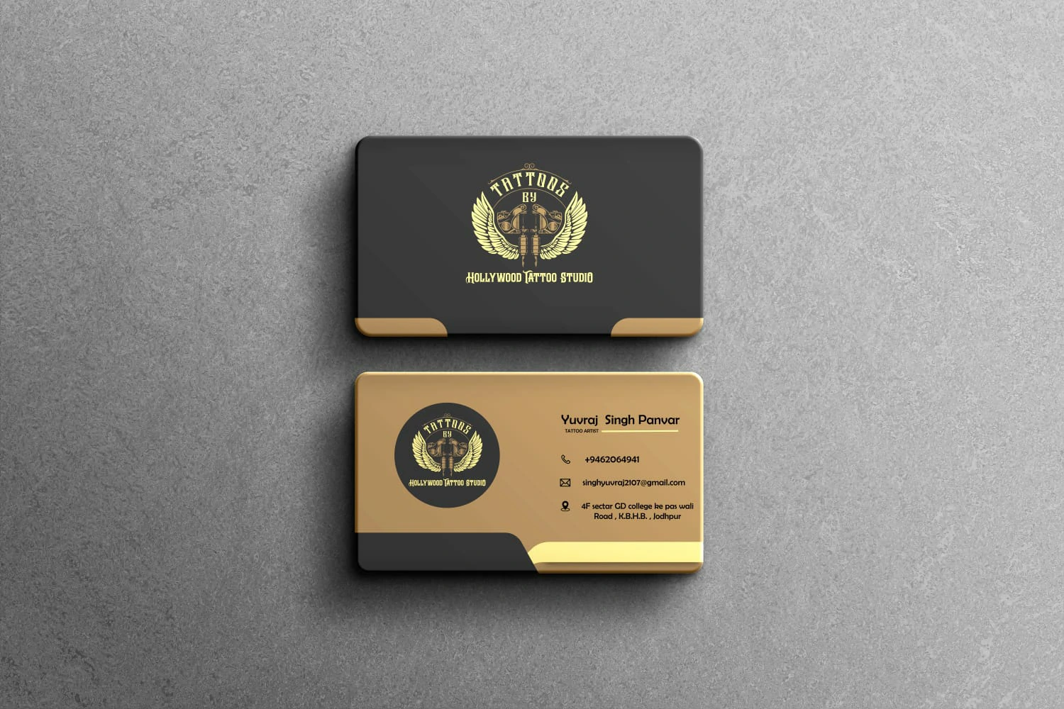 Visiting Card portfolio project visiting card 05